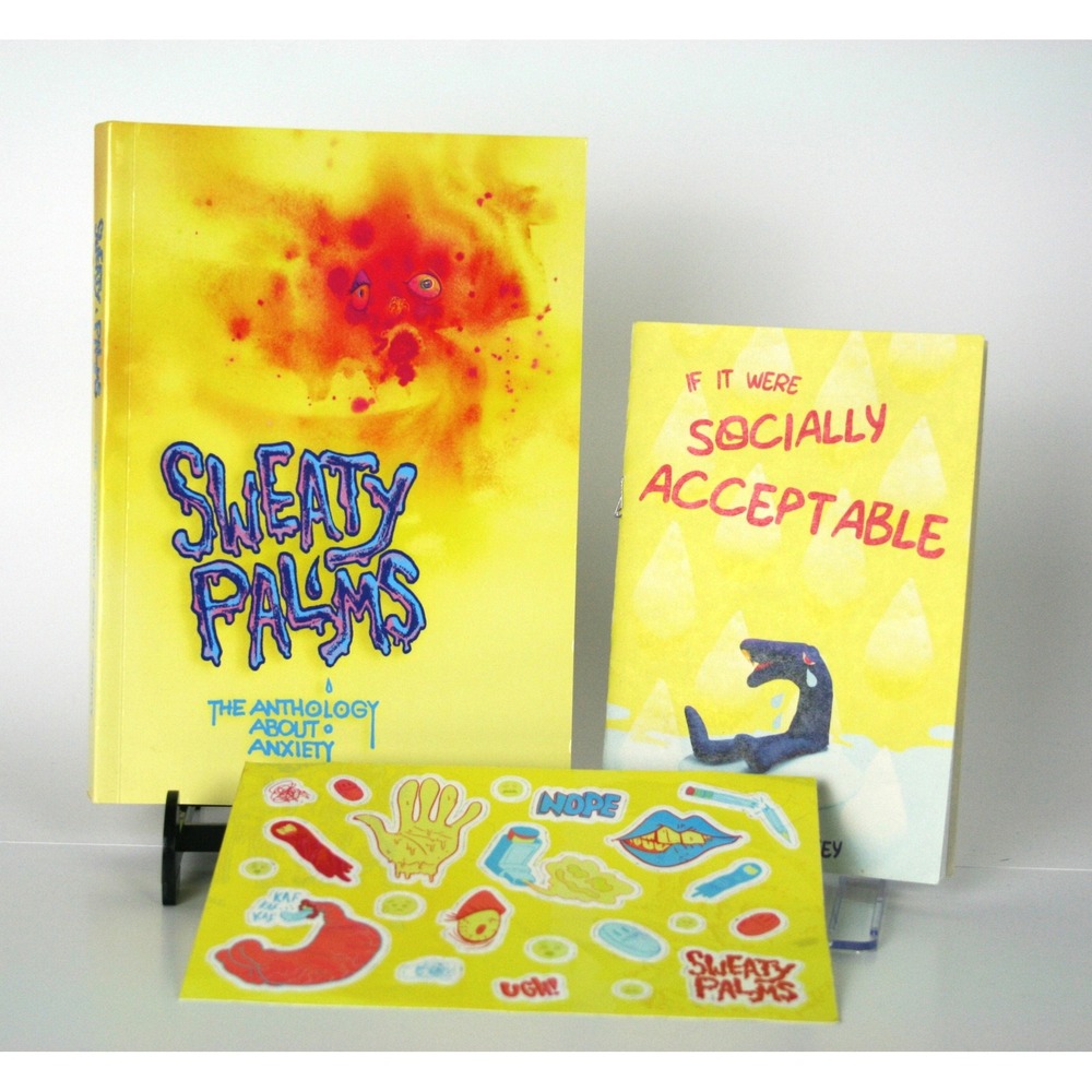 Sweaty Palms Anthology About Anxiety Graphic Novel Liz Enright Sage Coffey Zine